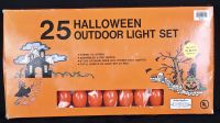 TRUE ORANGE C9 (25 qty) Bulbs Halloween String Lights Vintage NEW